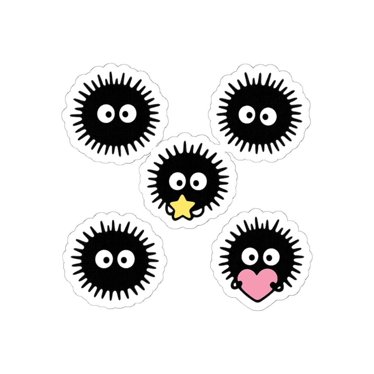 Soot Sprites Susuwatari Cute Studio Ghibli Stickers