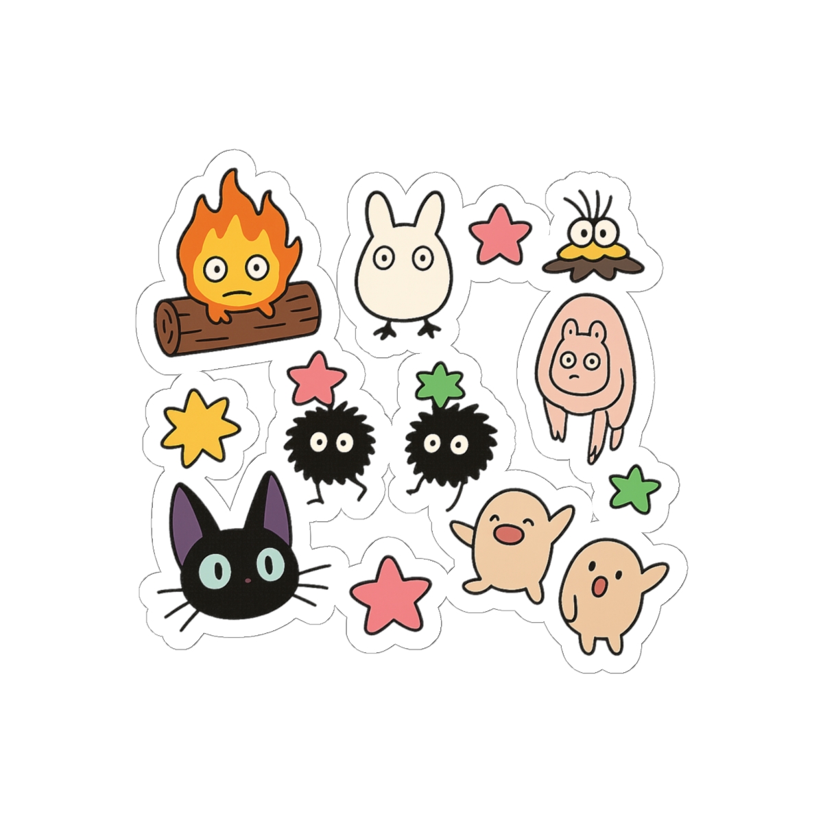 Cute Studio Ghibli Fanart Sticker Pack