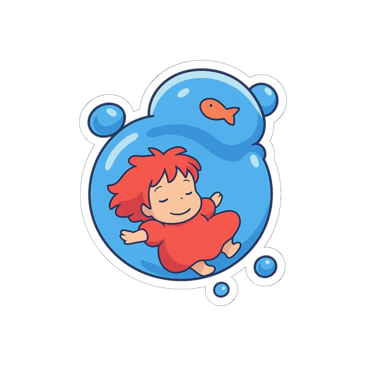 Ponyo Studio Ghibli Cute Vinyl Sticker Decal