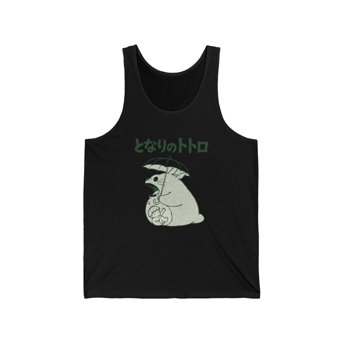 Studio Ghibli My Neighbor Totoro Group Outline Muscle Tank Top