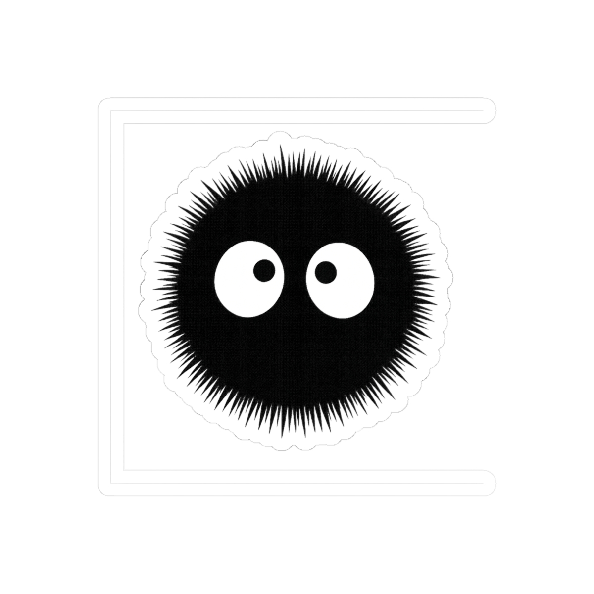 Whimsical Soot Sprite Sticker | Cute Ghibli Vinyl Decal