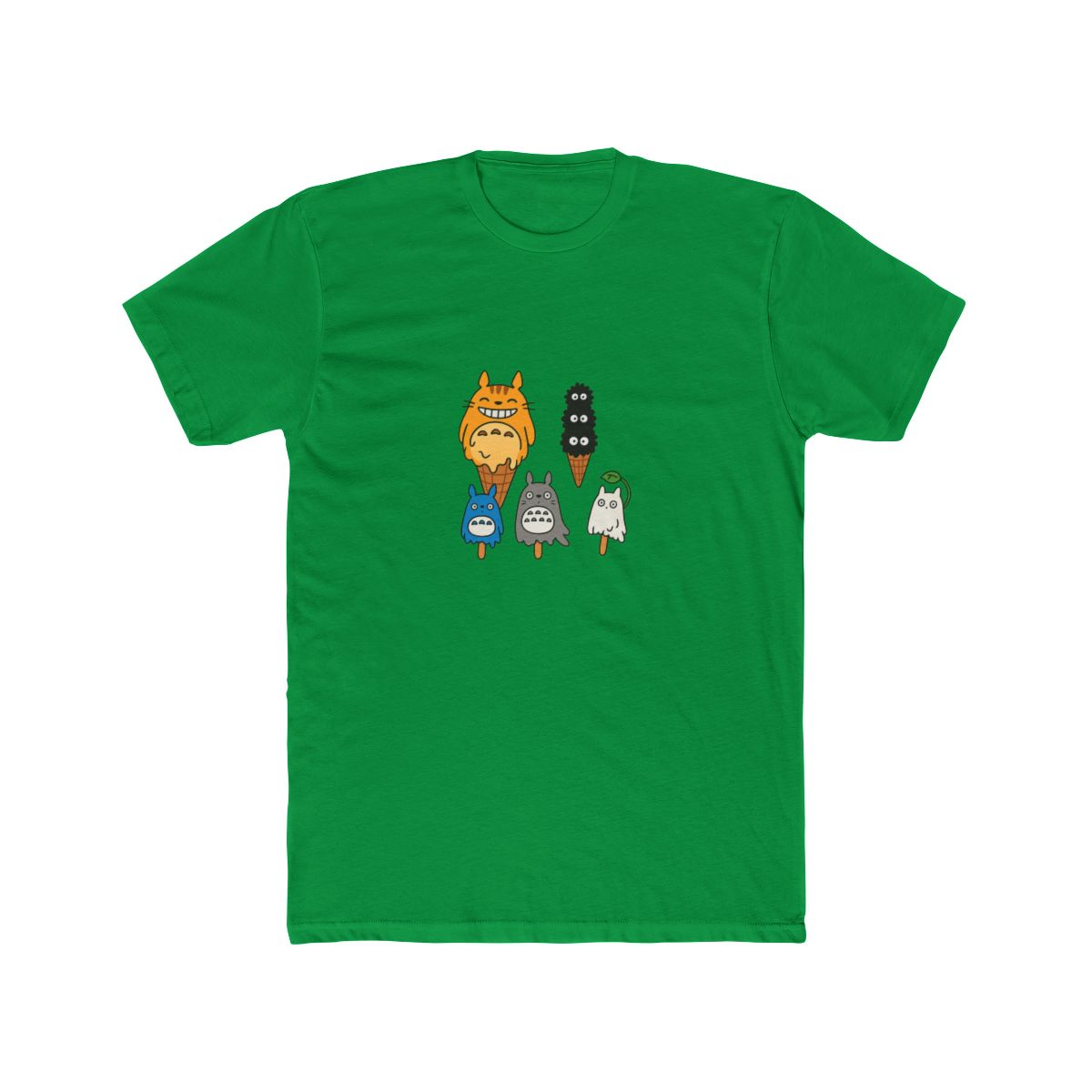 Totoro Ice Cream Bliss Studio Ghibli T-Shirt - alternate angle 3, merchandise
