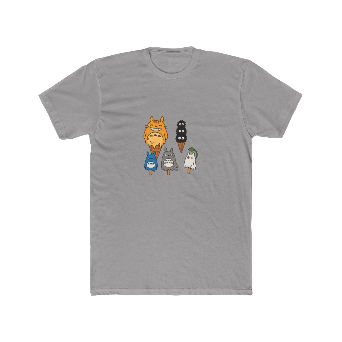 Totoro Ice Cream Bliss Studio Ghibli T-Shirt - alternate angle 4, merchandise