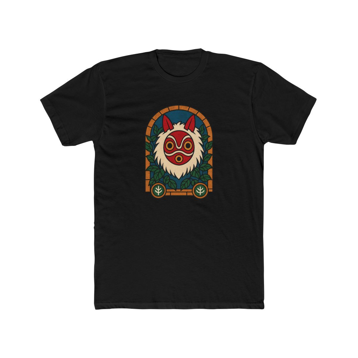 Studio Ghibli Princess Mononoke San Stained Glass T-Shirt