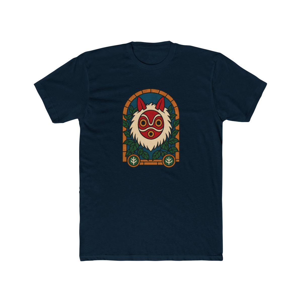 Studio Ghibli Princess Mononoke San Stained Glass T-Shirt - Official T-Shirts merchandise