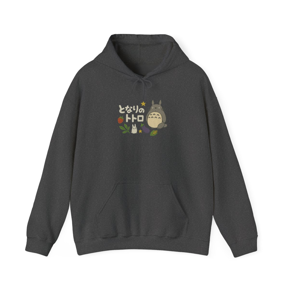 My Neighbor Totoro Veggie Patch Embroidered Cropped Zipper Hoodie - alternate angle 4, merchandise