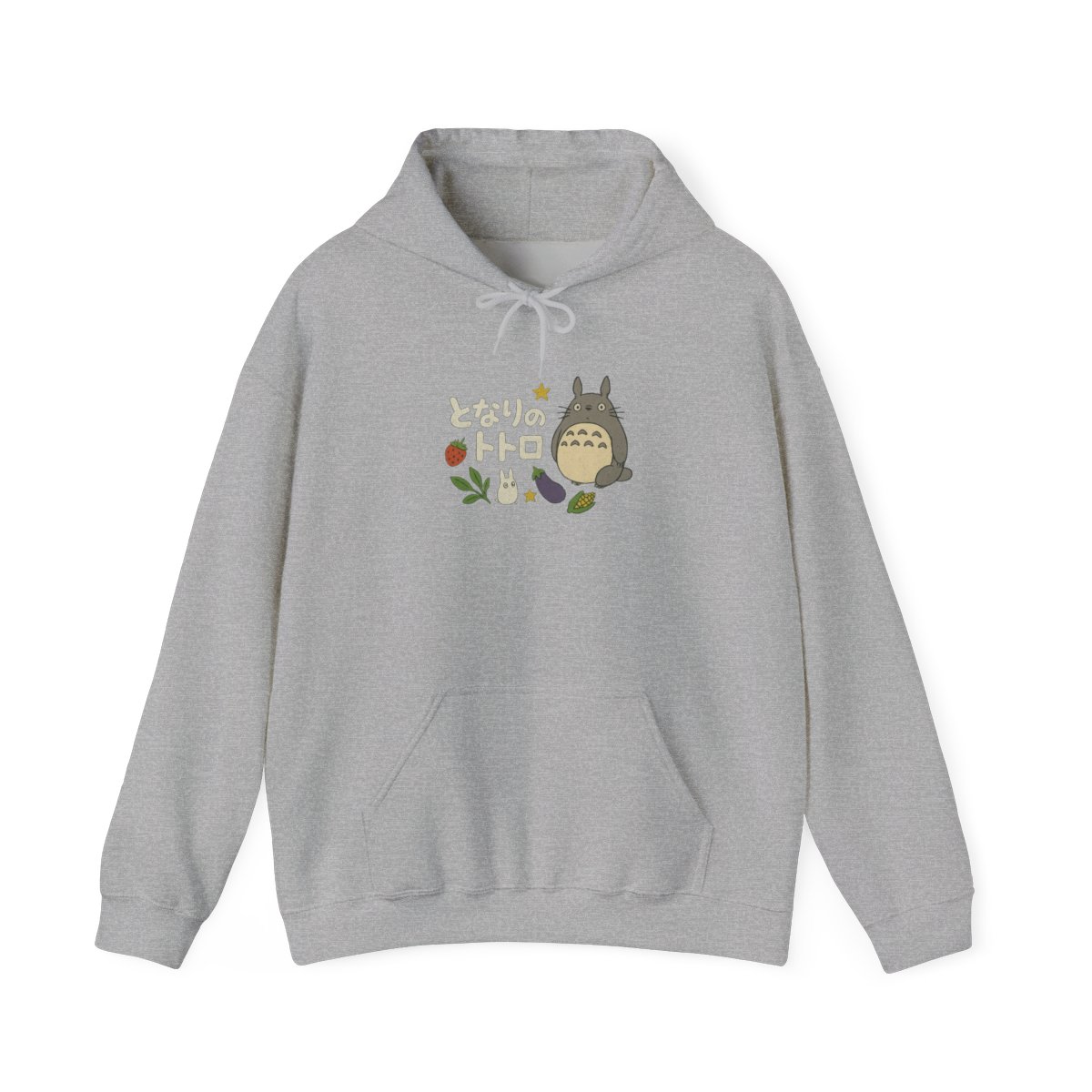 My Neighbor Totoro Veggie Patch Embroidered Cropped Zipper Hoodie - Official Hoodies merchandise