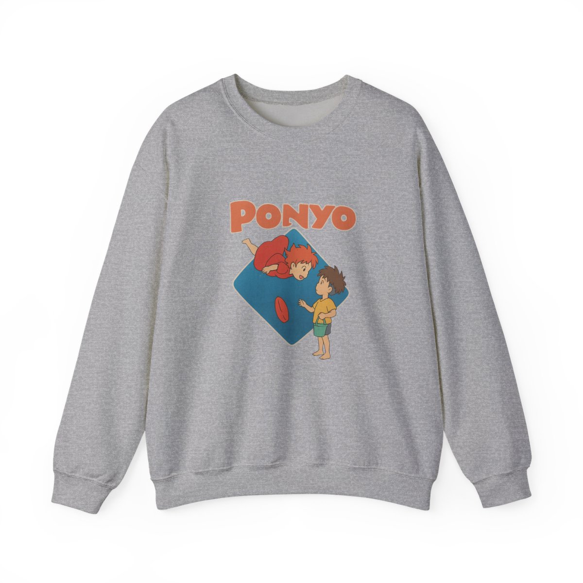 Studio Ghibli Ponyo Enchanting Crewneck Sweatshirt - alternate angle 3, merchandise