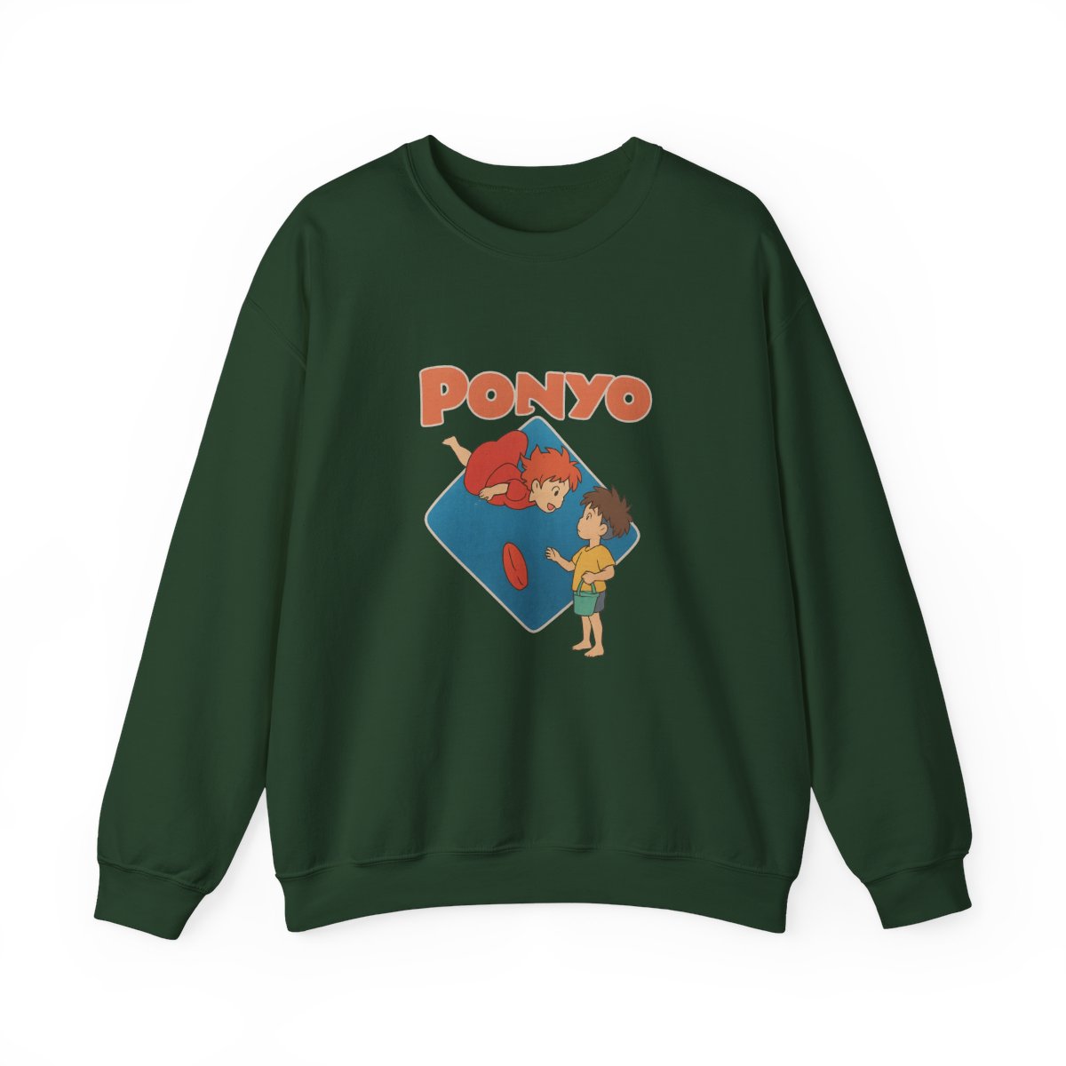 Studio Ghibli Ponyo Enchanting Crewneck Sweatshirt - Official Sweatshirts merchandise