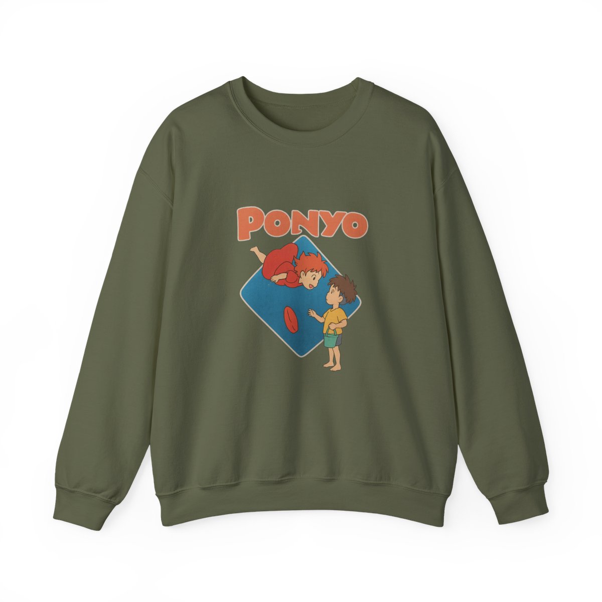 Studio Ghibli Ponyo Enchanting Crewneck Sweatshirt - alternate angle 2, merchandise