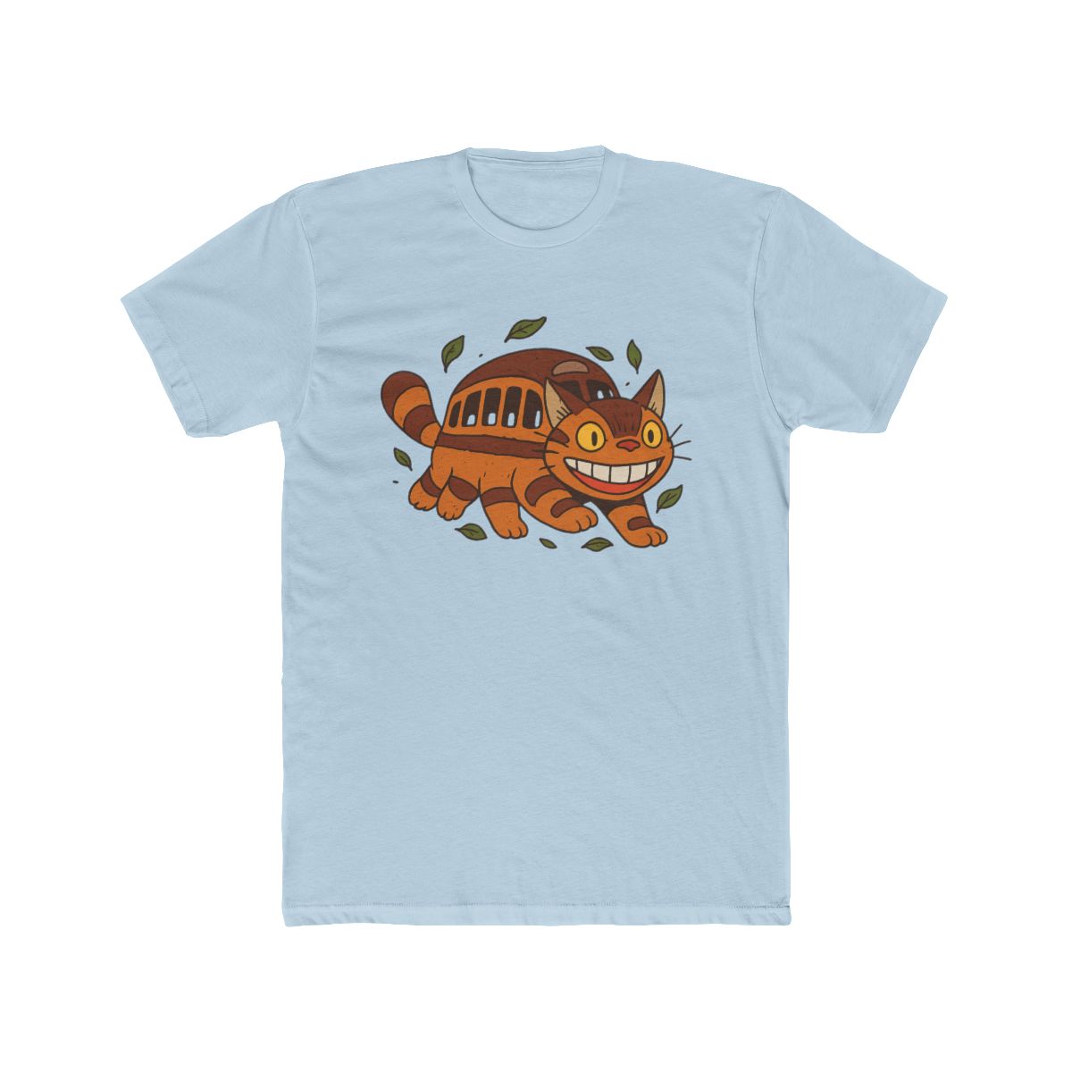 Studio Ghibli My Neighbor Totoro Catbus Embroidered T-Shirt - alternate angle 5, merchandise