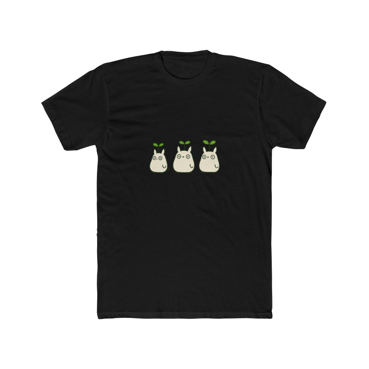 Chibi Totoro Cute Forest Spirit T-Shirt - alternate angle 3, merchandise