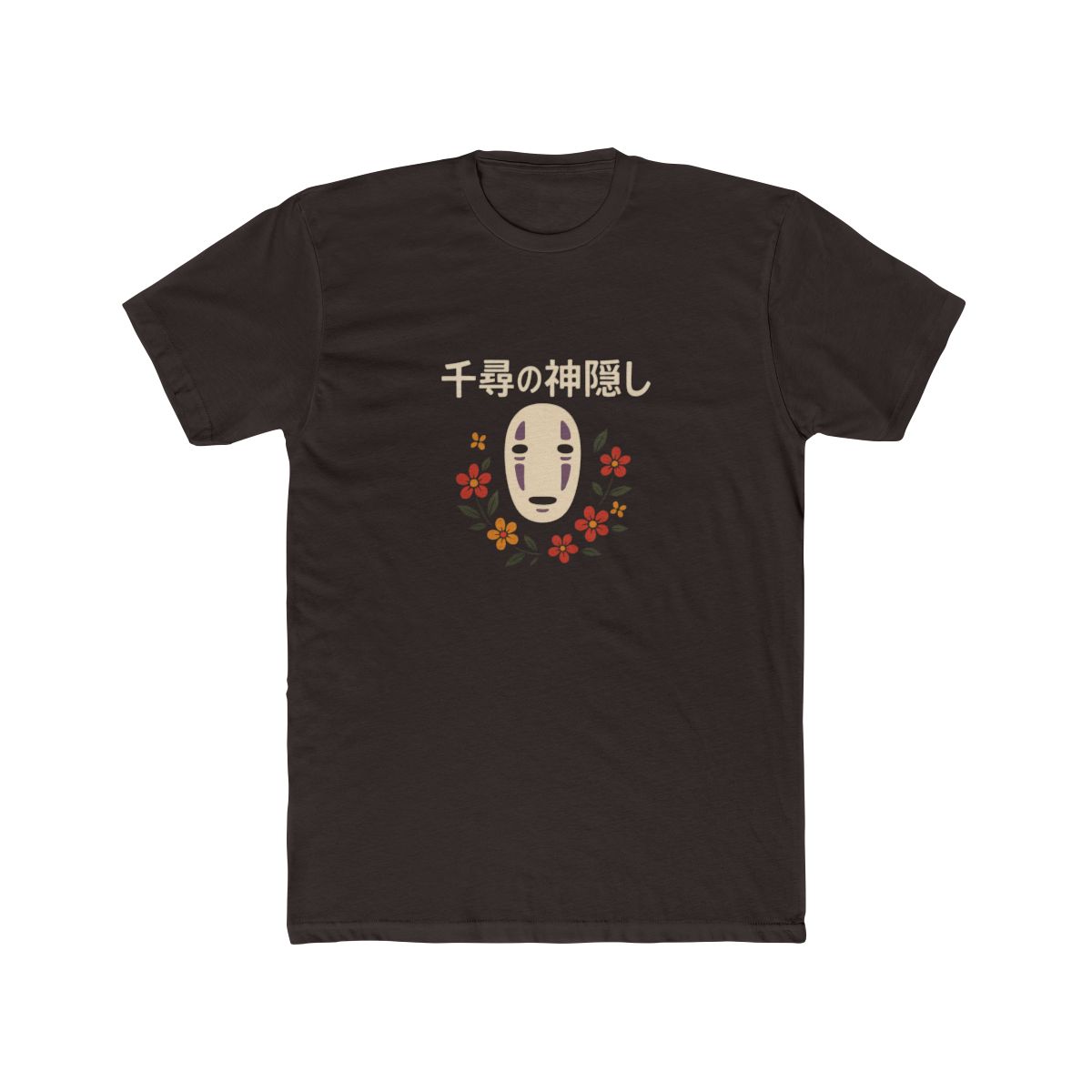 Studio Ghibli Spirited Away No-Face Floral T-Shirt - alternate angle 2, merchandise