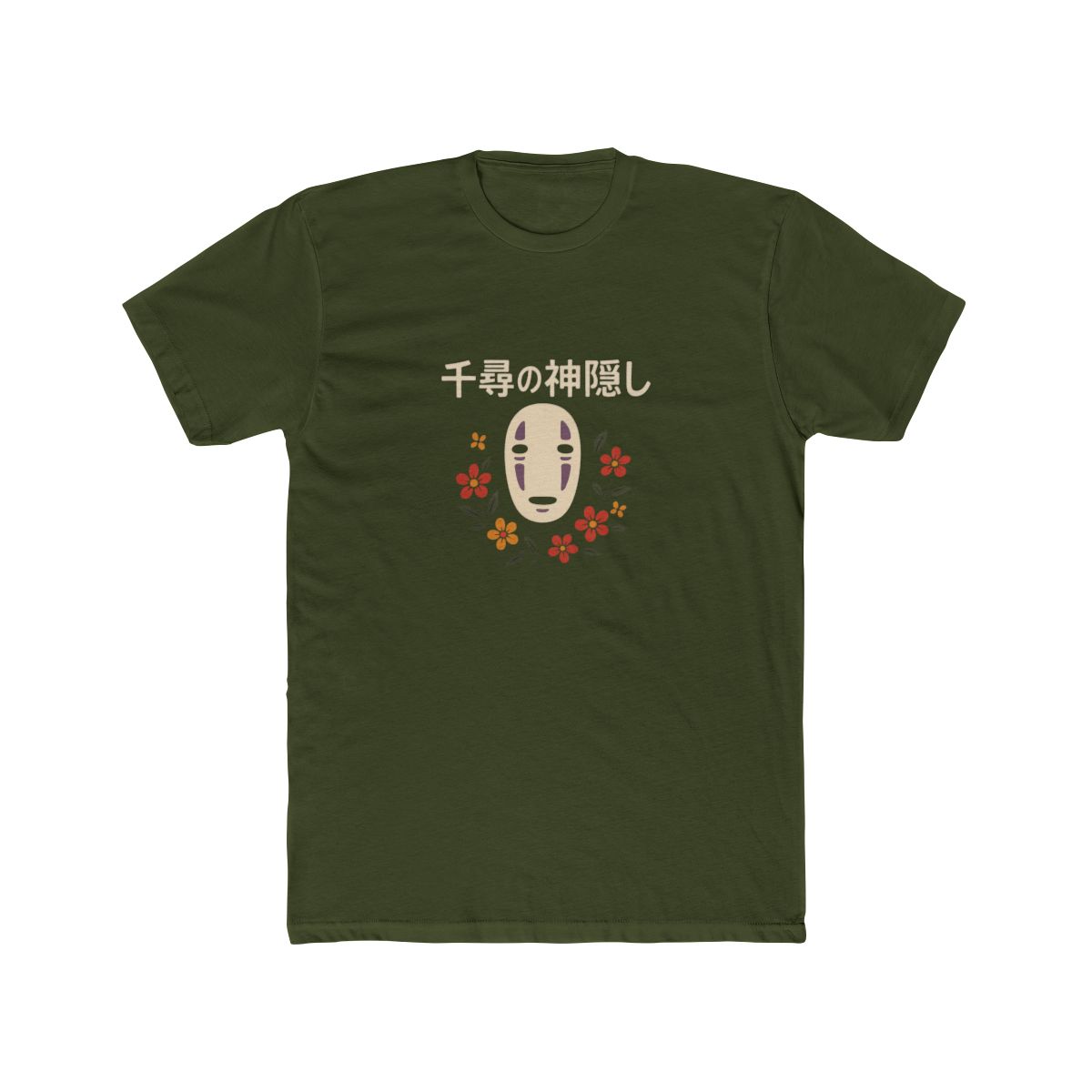 Studio Ghibli Spirited Away No-Face Floral T-Shirt - alternate angle 4, merchandise