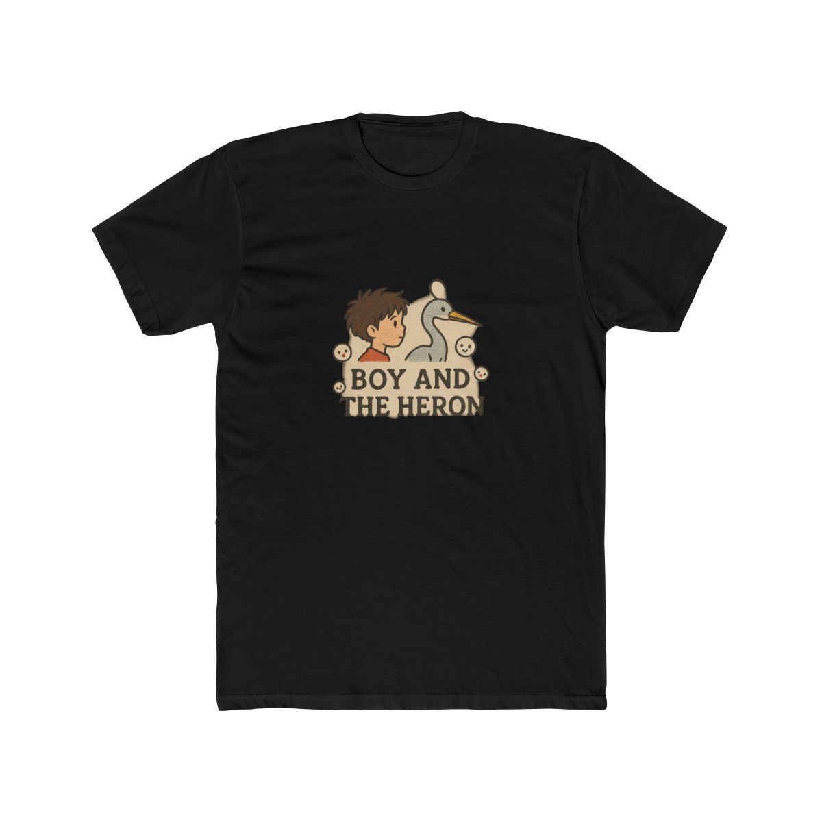 Studio Ghibli Warawara Embroidered T-Shirt - Boy and the Heron