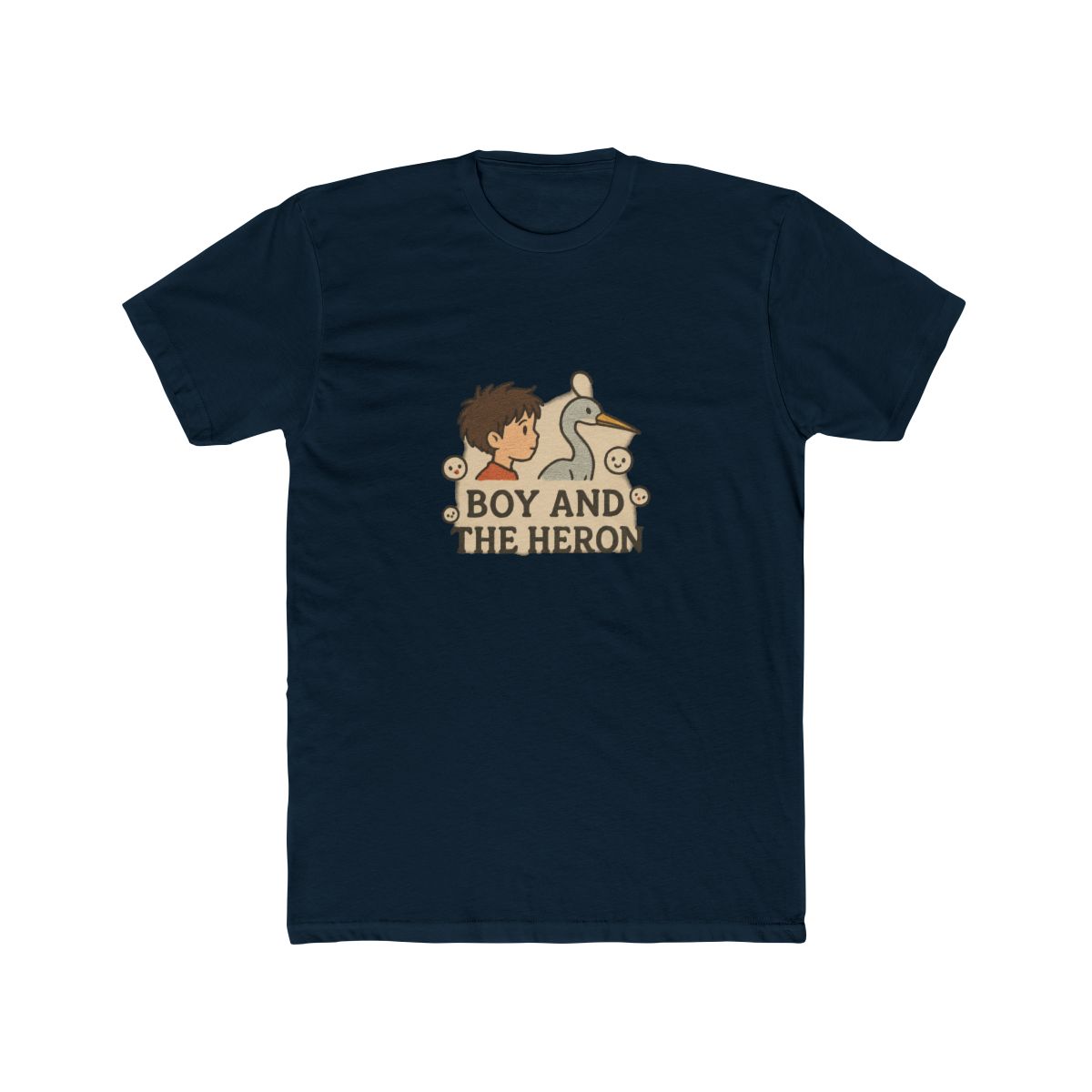 Studio Ghibli Warawara Embroidered T-Shirt - Boy and the Heron - alternate angle 4, merchandise