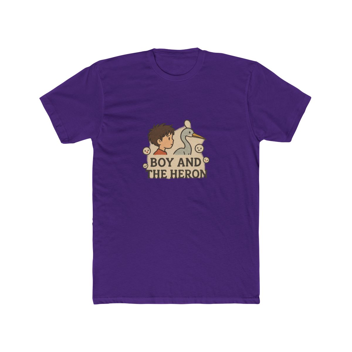 Studio Ghibli Warawara Embroidered T-Shirt - Boy and the Heron - alternate angle 5, merchandise