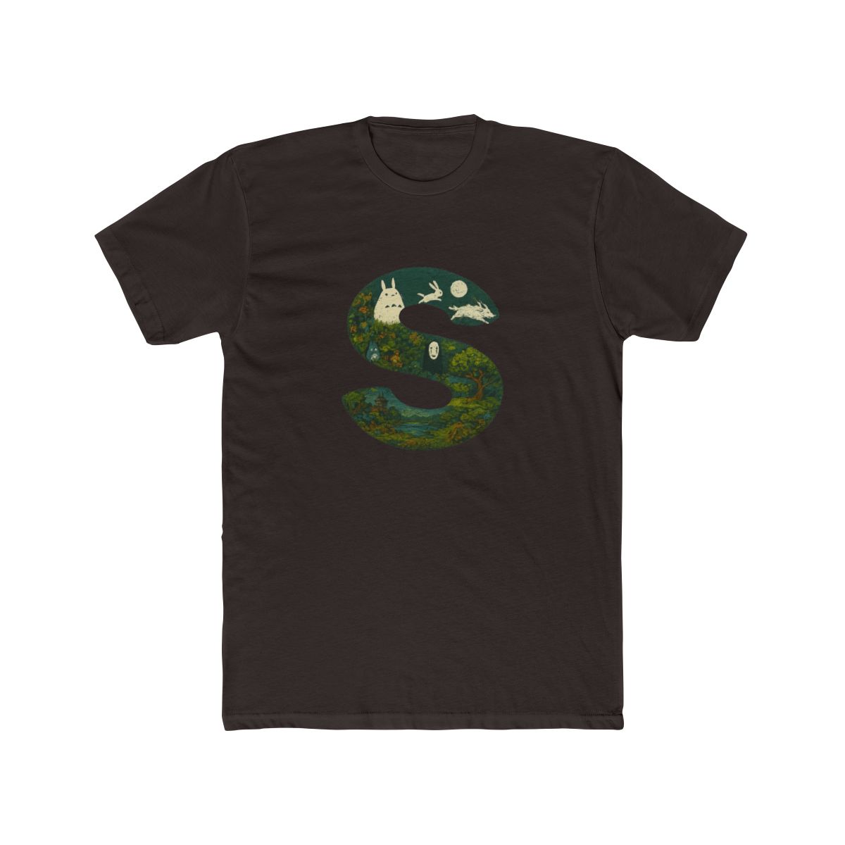 Vintage Studio Ghibli No Face T-Shirt - alternate angle 2, merchandise
