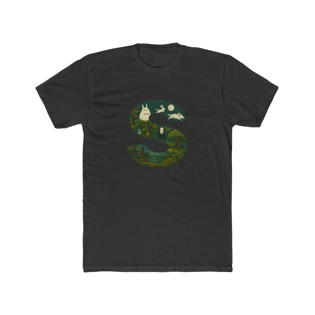 Vintage Studio Ghibli No Face T-Shirt - alternate angle 5, merchandise