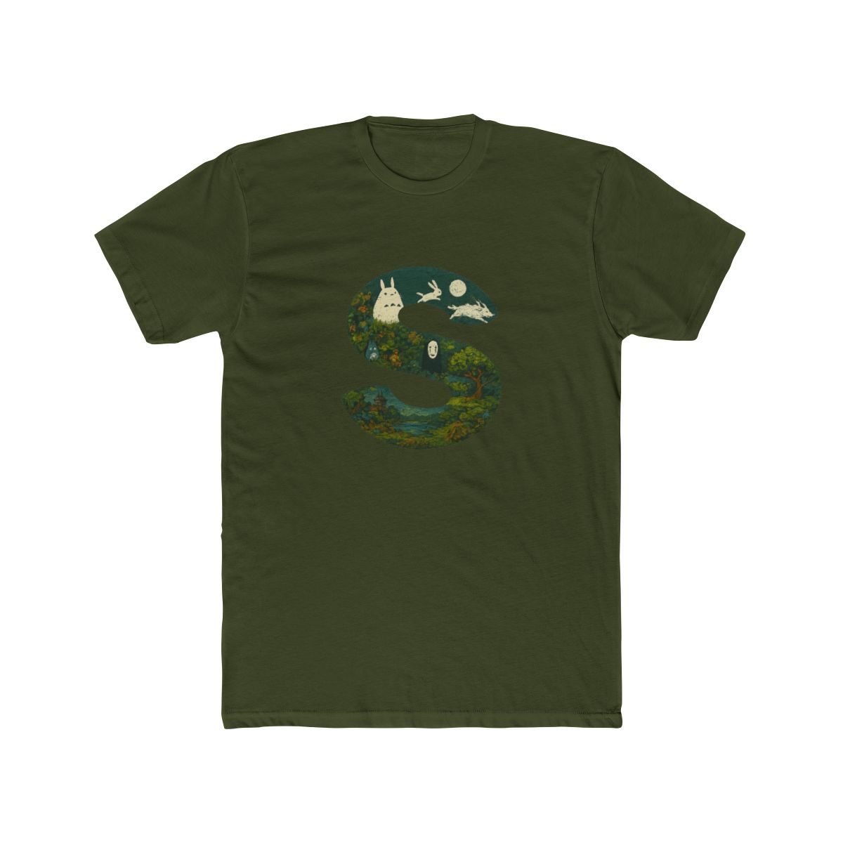 Vintage Studio Ghibli No Face T-Shirt - alternate angle 4, merchandise