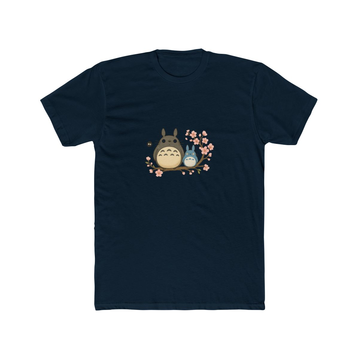 Cherry Blossom Totoro Studio Ghibli T-Shirt - alternate angle 2, merchandise