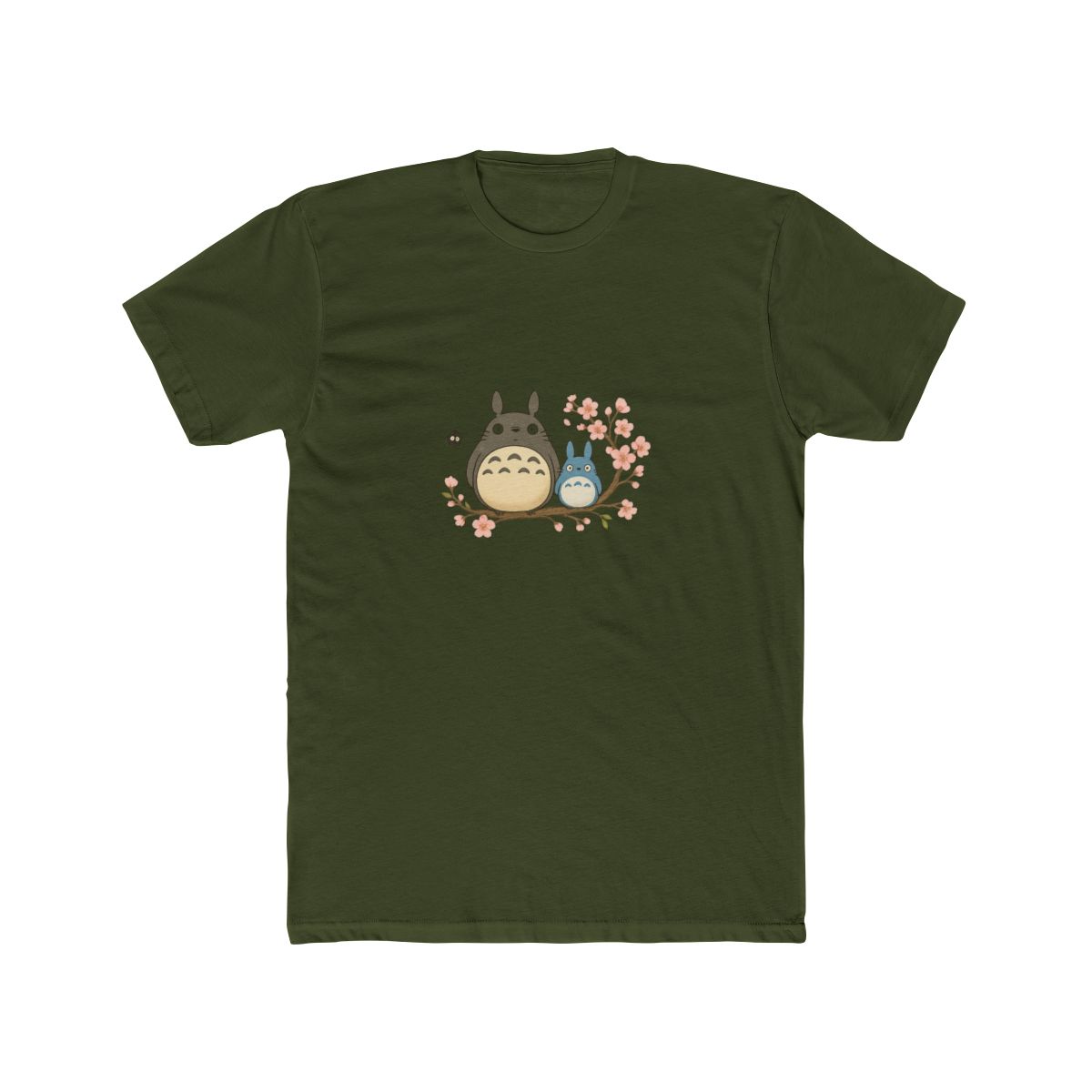 Cherry Blossom Totoro Studio Ghibli T-Shirt - alternate angle 5, merchandise