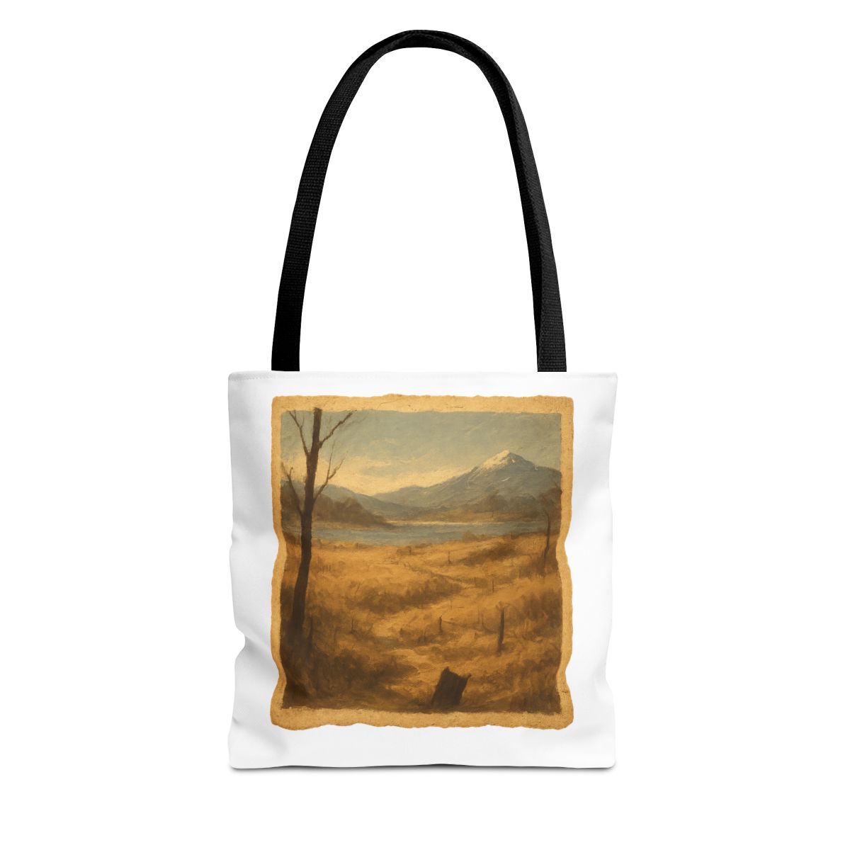 Tote Bag Ghibli Style Beach - Riverbank Shore