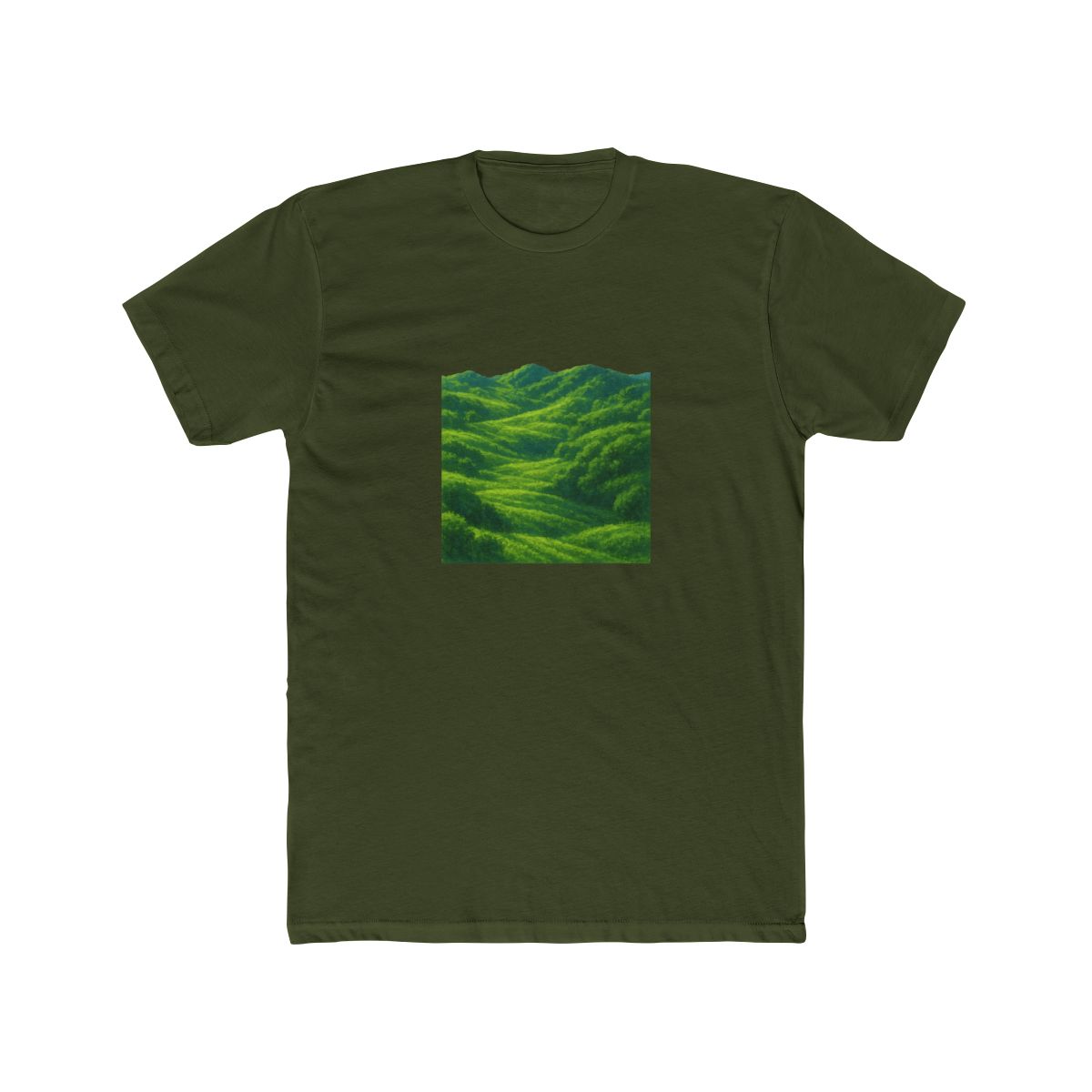 Ghibli-Inspired Spring Meadow T-Shirt - alternate angle 5, merchandise