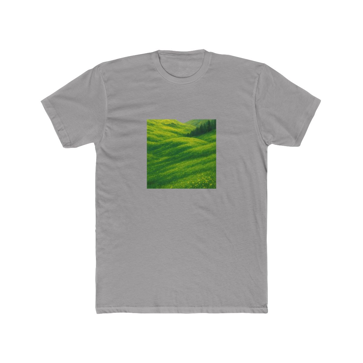 Ghibli-Style Green Spring Meadow T-Shirt - Official T-Shirts merchandise