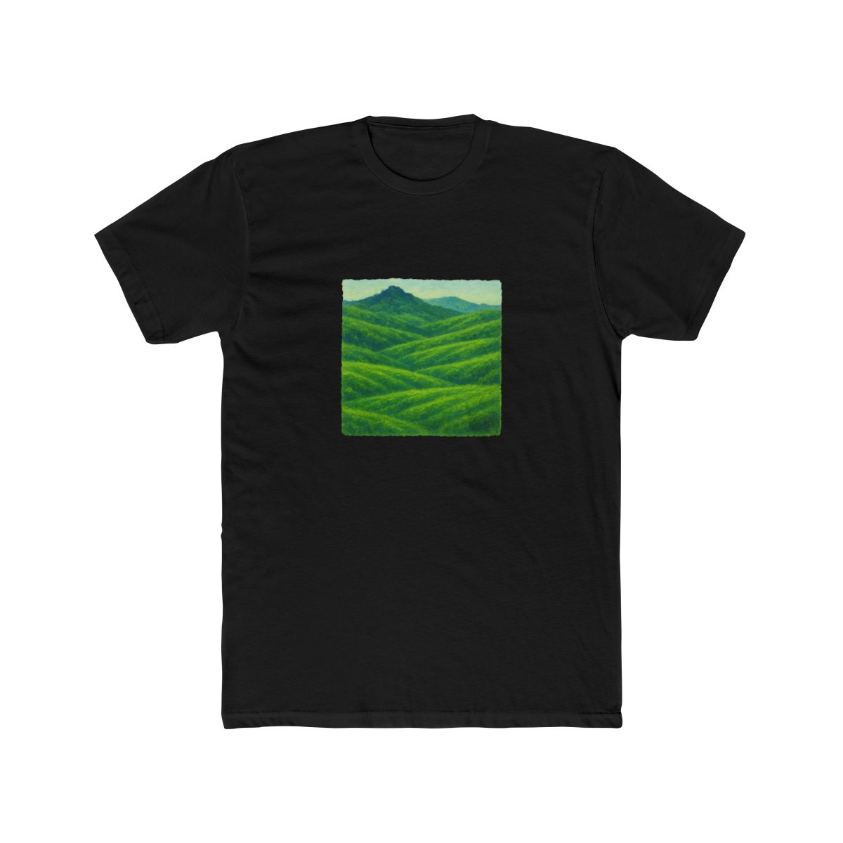 Ghibli-Style Green Spring Meadow Vintage T-Shirt
