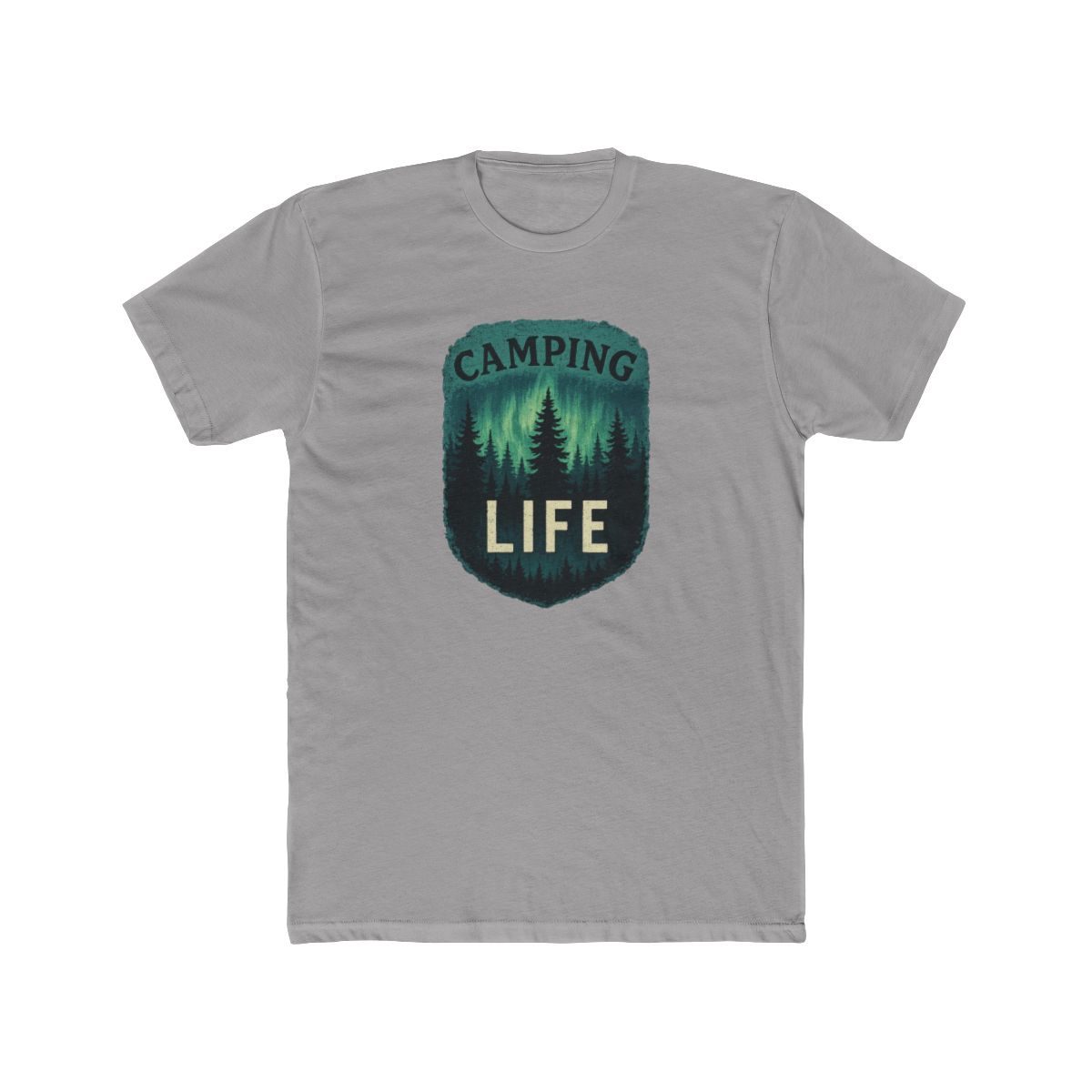 Vintage Pine Forest Camping Landscape T-Shirt