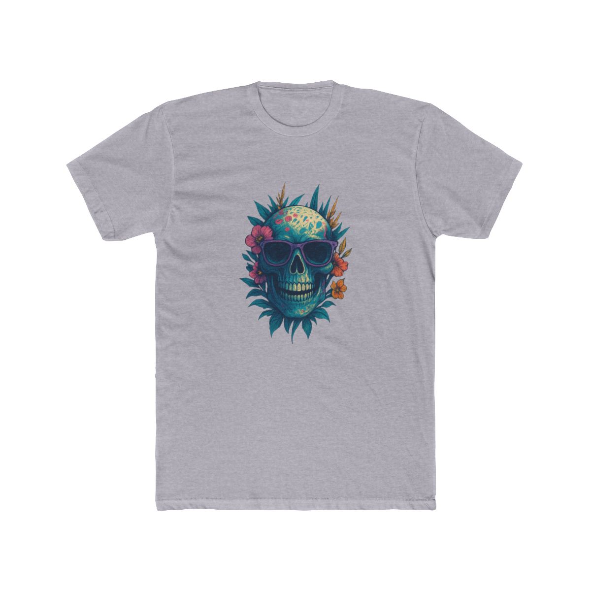 Trendy Sunglasses Grinning Skull T-Shirt - alternate angle 5, merchandise