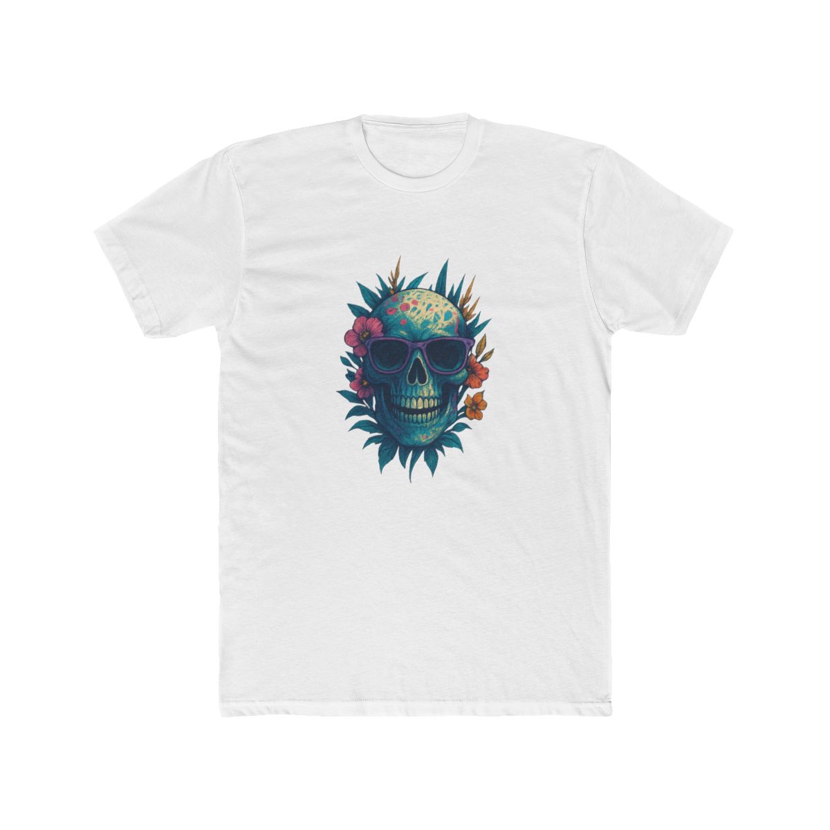 Trendy Sunglasses Grinning Skull T-Shirt