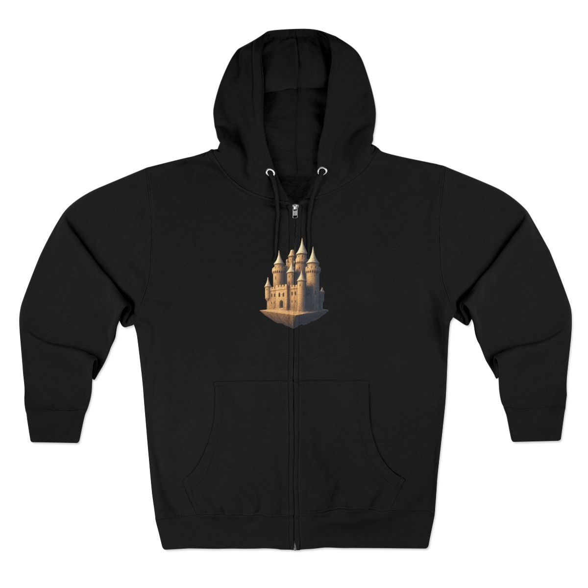 Sustainable Zip Hoodie Castle in The Sky