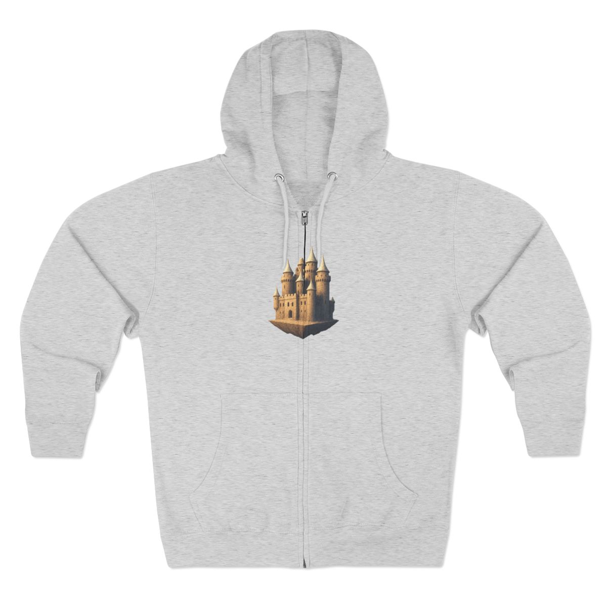 Sustainable Zip Hoodie Castle in The Sky