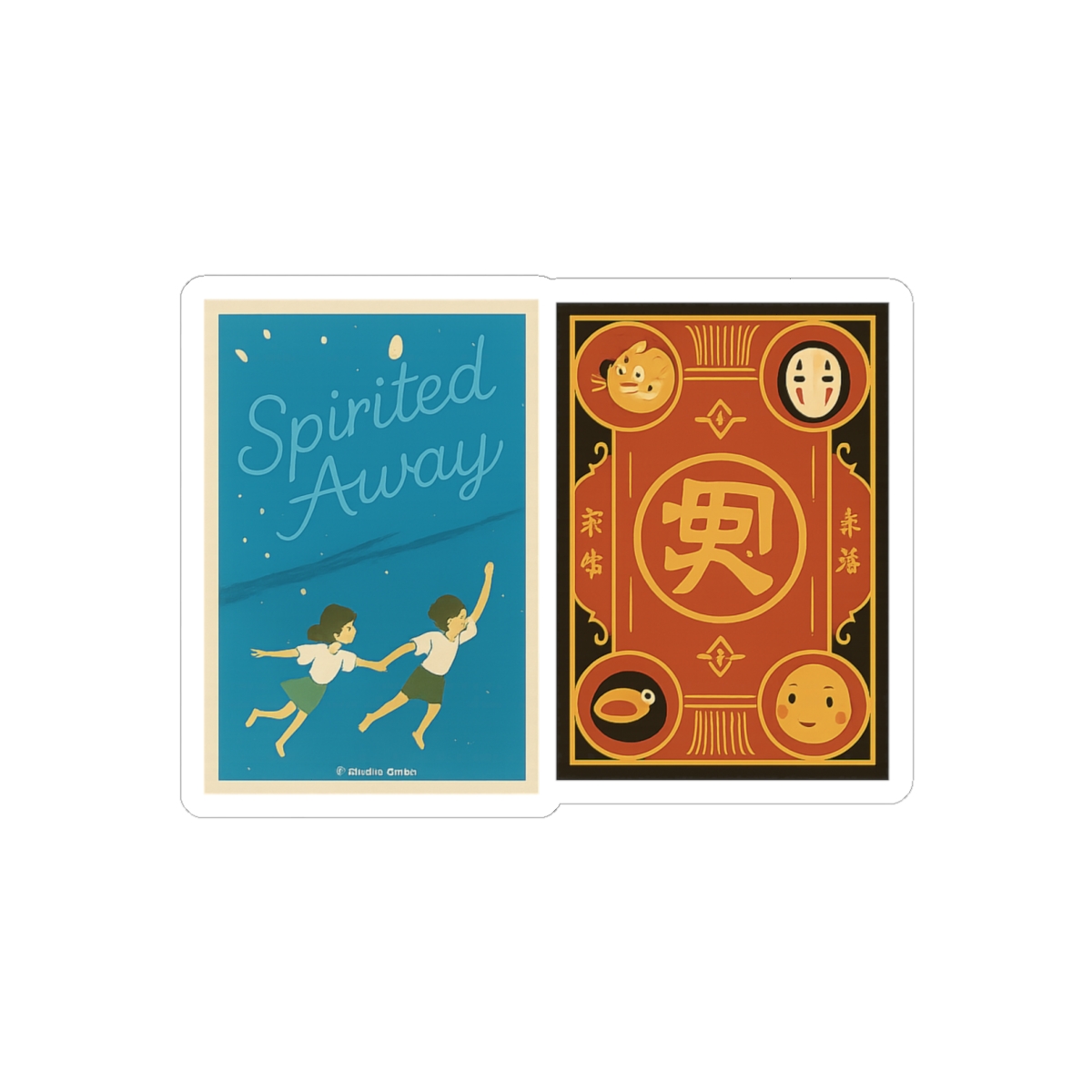 Spirited Away Retro Icons | Ghibli Stickers, Anime Decals, Otaku Gifts