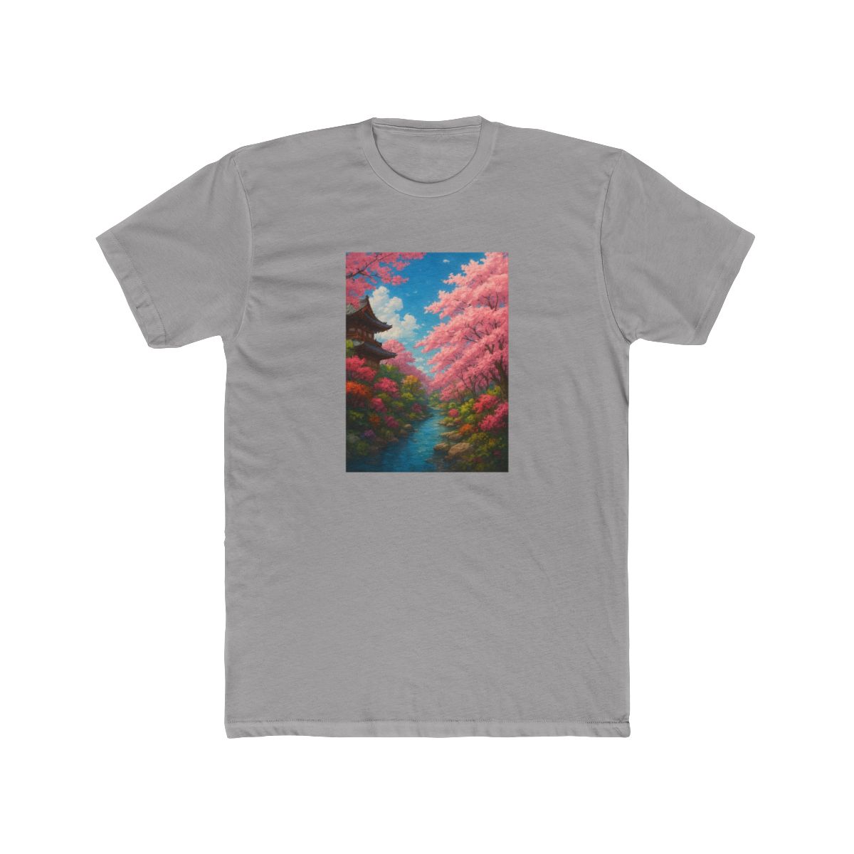 Cherry Blossom Garden Studio Ghibli Inspired T Shirt