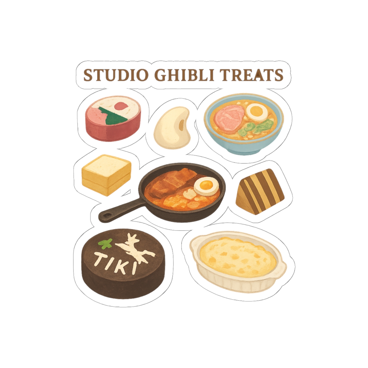 Studio Ghibli Magical Treats Sticker | Cute Anime Vinyl Decal