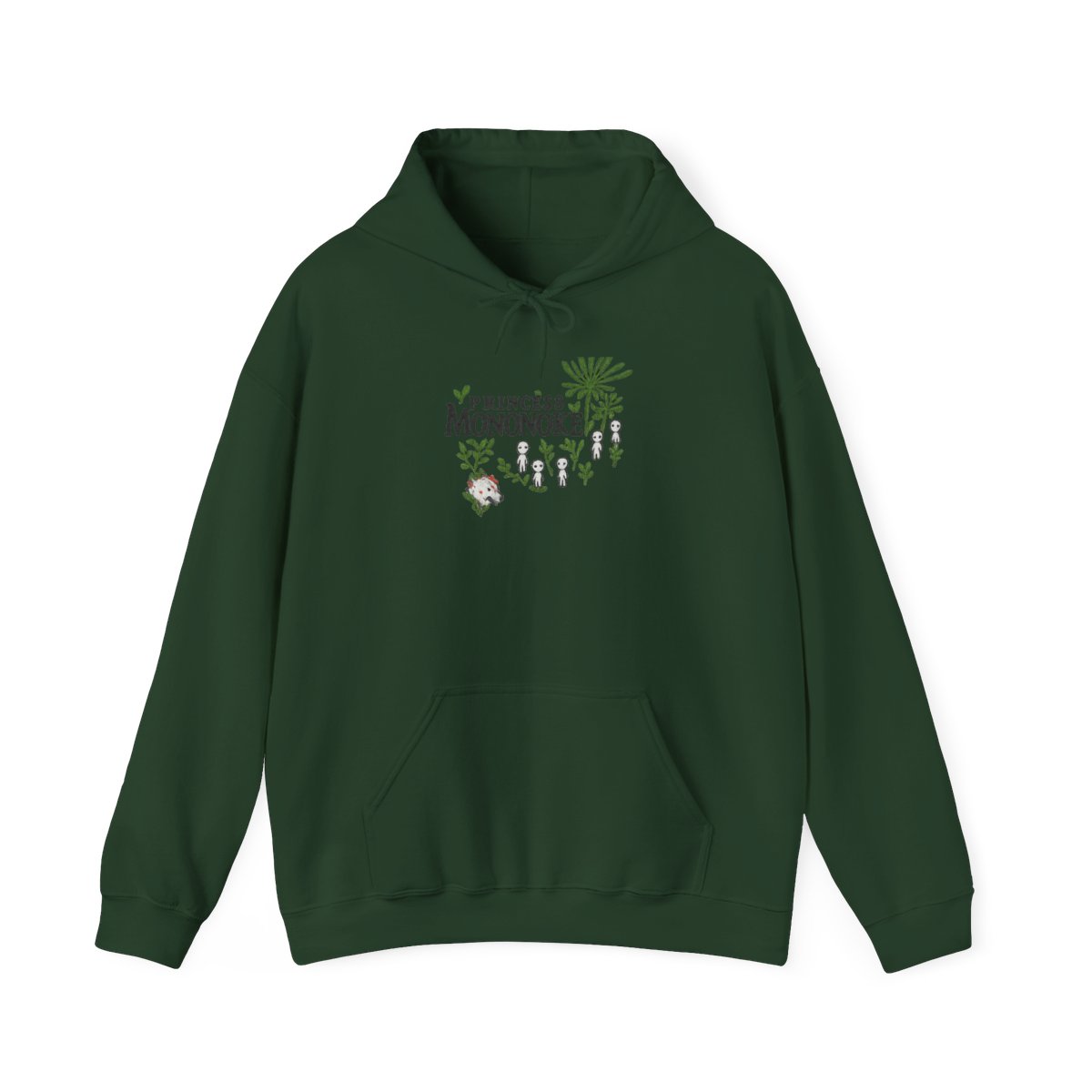 Princess Mononoke Embroidered Sweatshirt And Hoodie, Mononoke Hime Jumper, Fantasy Anime, Ghibli Aesthetic Graphic Shirt - alternate angle 2, merchandise