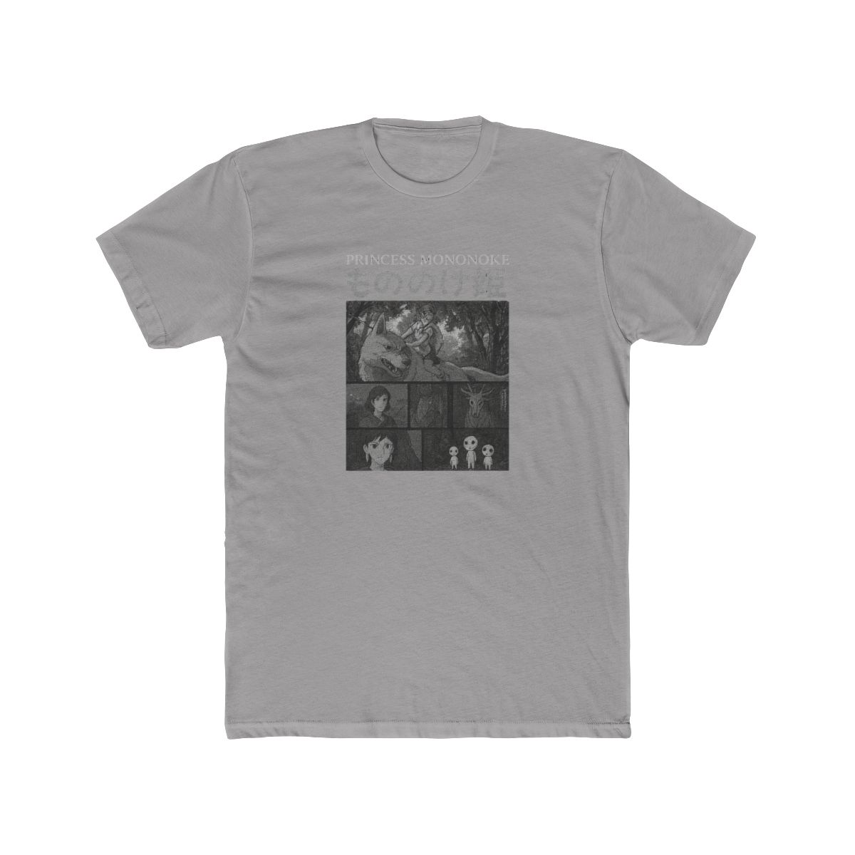 Princess Mononoke Vintage Style Softstyle Graphic T-Shirt | Studio Ghibli Anime Tee | Retro Japanese Streetwear