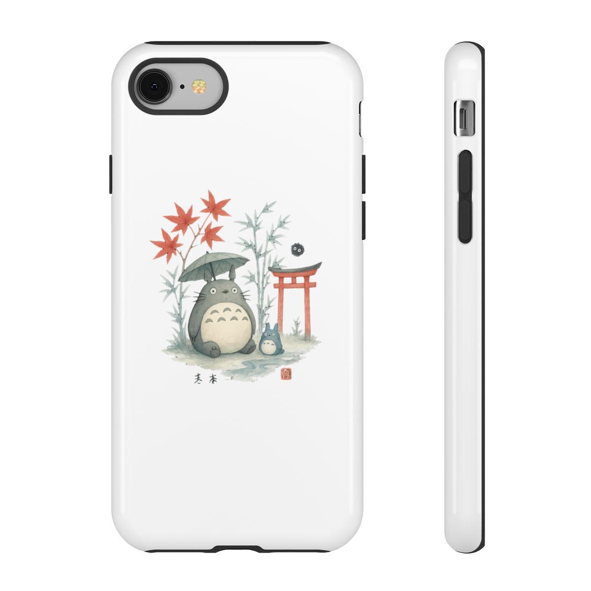 Watercolor Totoro Ghibli MagSafe iPhone Case