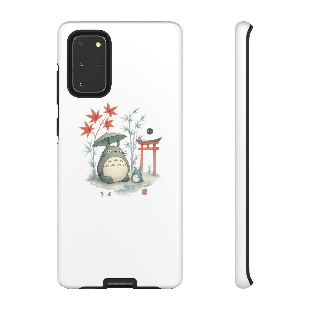 Watercolor Totoro Ghibli MagSafe iPhone Case - alternate angle 5, merchandise