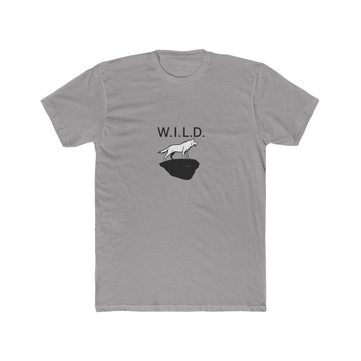 Majestic White Wolf Graphic T Shirt