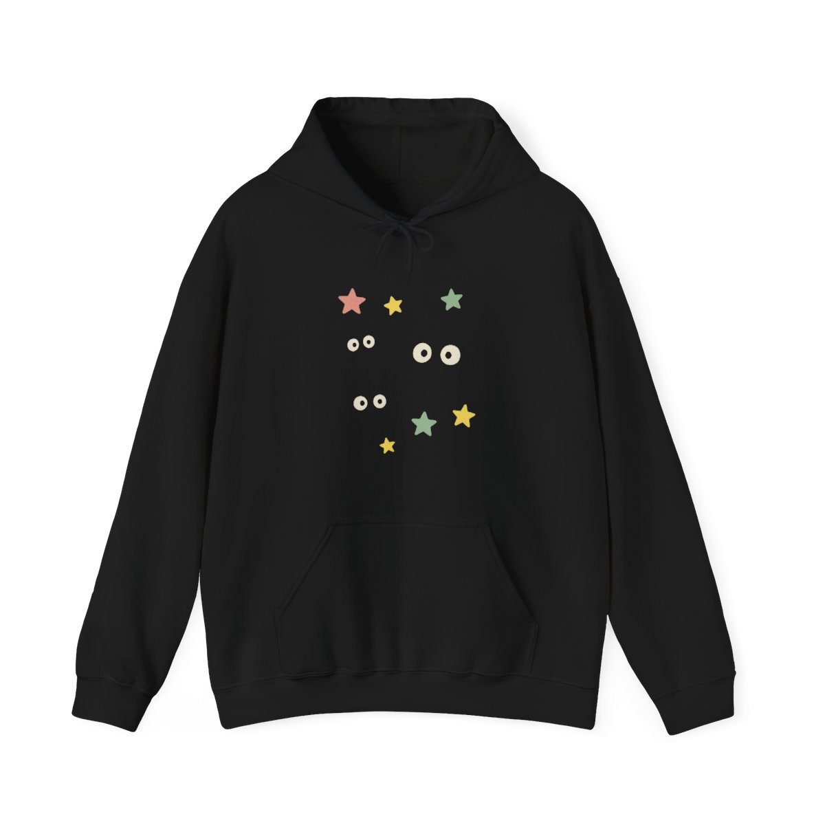 Spirited Away Soot Sprites Stars Whimsical Hoodie - alternate angle 2, merchandise
