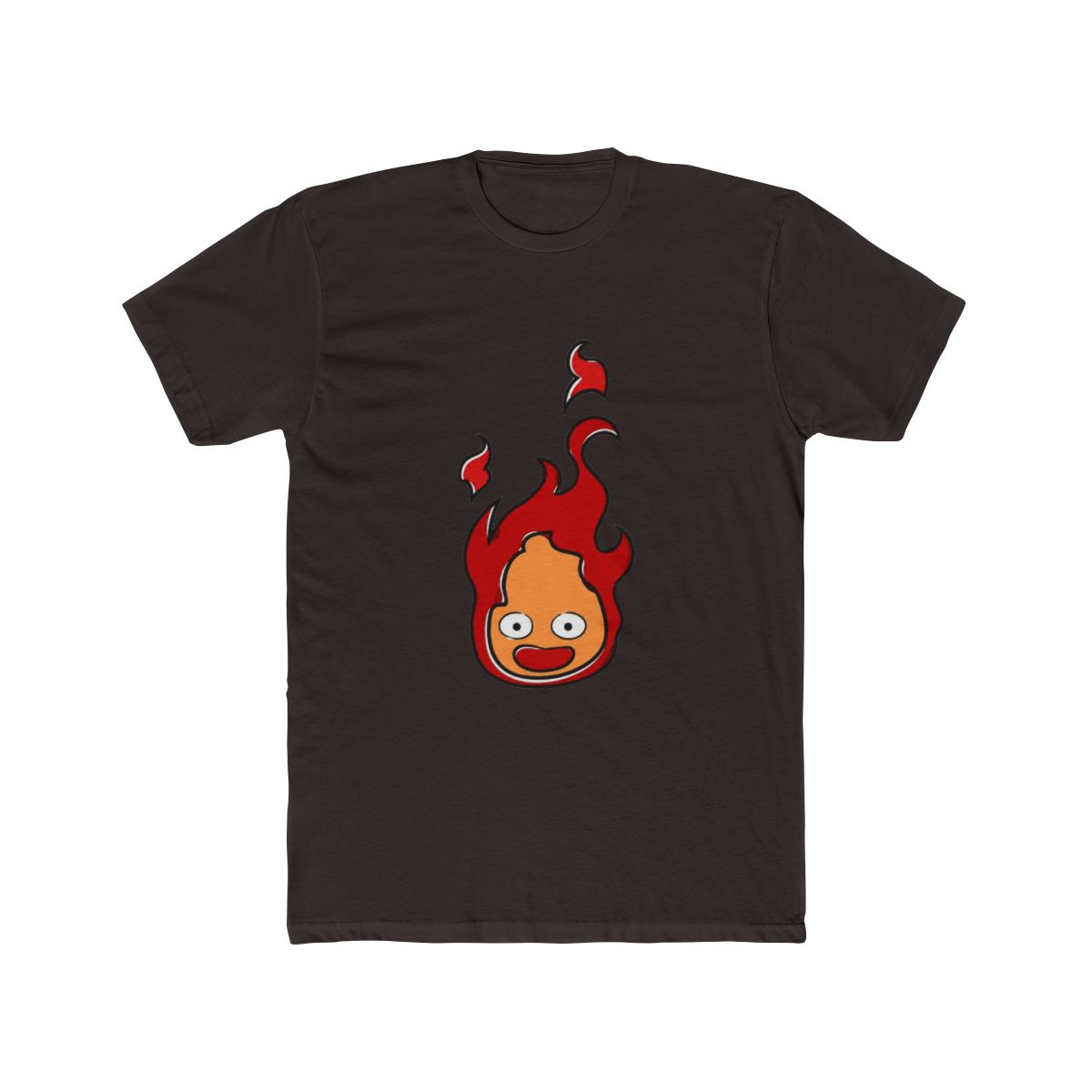 Calcifer Howl's Moving Castle Studio Ghibli T Shirt - Anime Fan Gift - alternate angle 4, merchandise