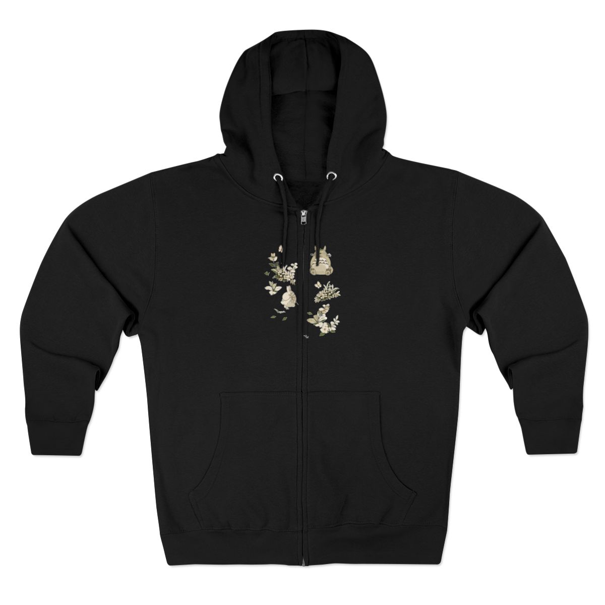 Studio Ghibli® My Neighbor Totoro Botanical Zip Hoodie - alternate angle 3, merchandise