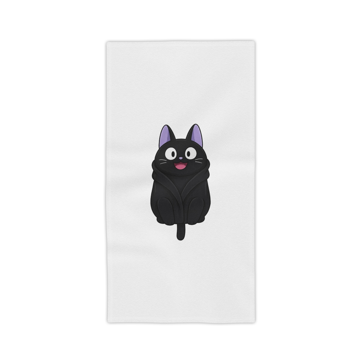 Studio Ghibli® Kiki's Delivery Service Jiji Towel With Hood - alternate angle 1, merchandise