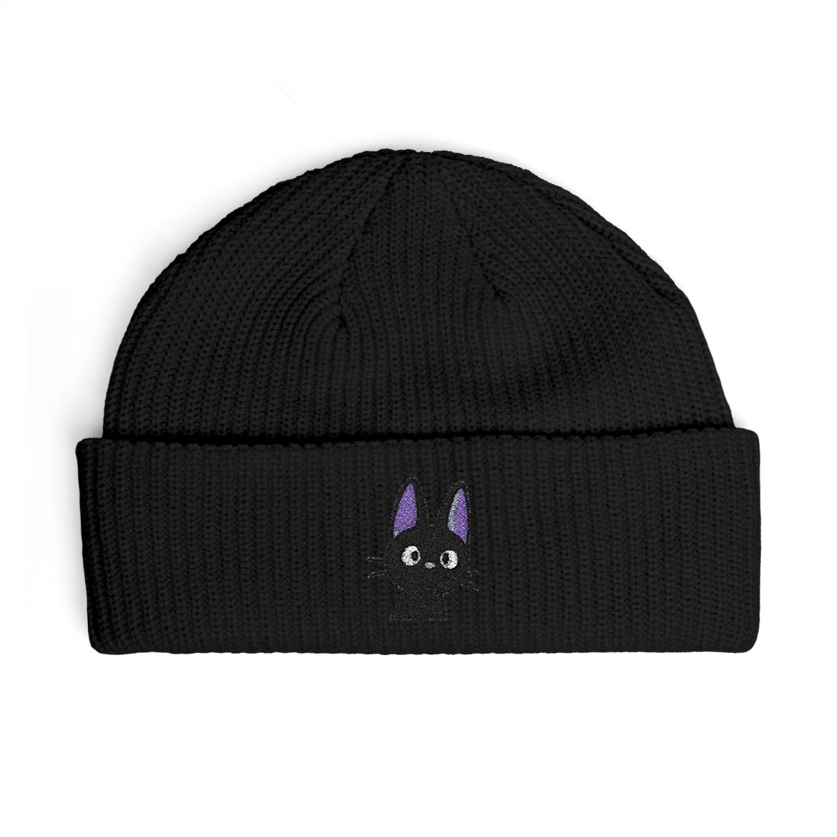 Studio Ghibli® Kiki's Delivery Service Jiji Peekaboo Beanie - alternate angle 1, merchandise