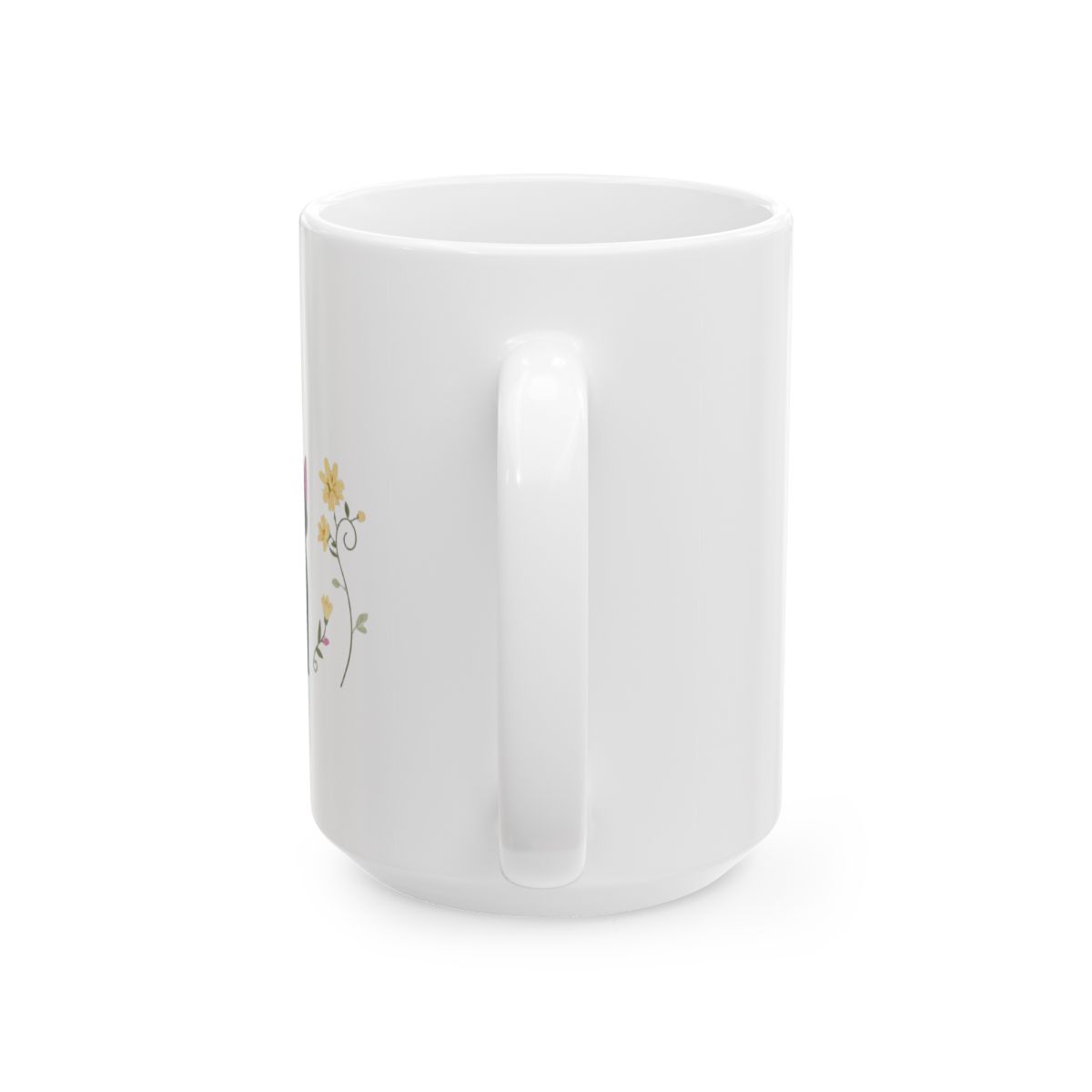 Studio Ghibli® Kiki's Delivery Service Jiji Flowers Glass Mug - alternate angle 5, merchandise