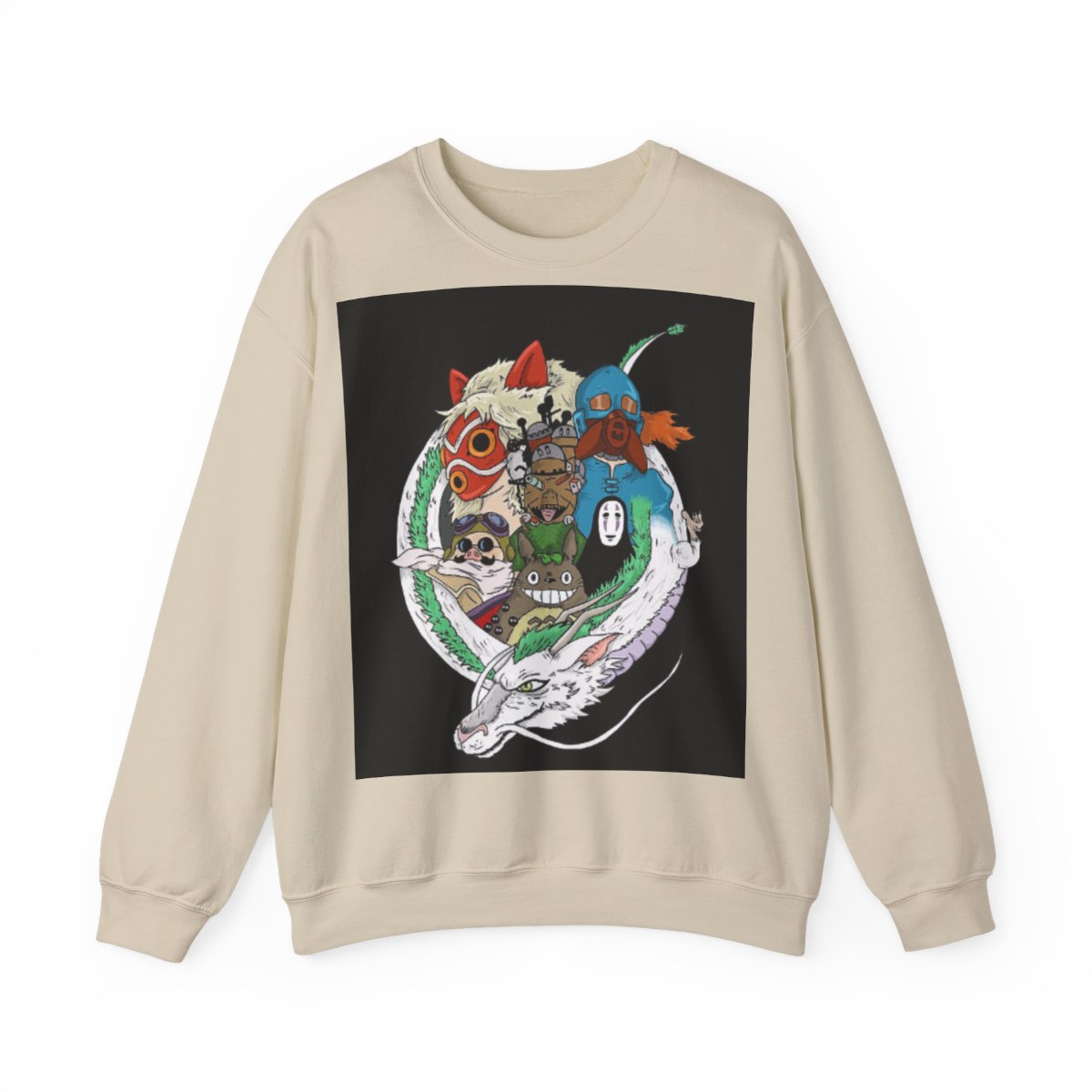 Studio Ghibli Unique Art Sweatshirt - alternate angle 4, merchandise